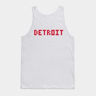 Pixel Hockey City Detroit 2017 Tank Top